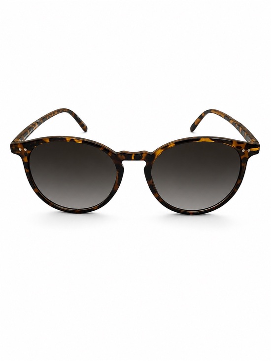 Target Accessories - Target Tortoiseshell Round Sunglasses - Brown/Black